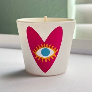 💗🧿Pink Heart Evil Eye Candle - Protection & Good Vibes 🧿💗
